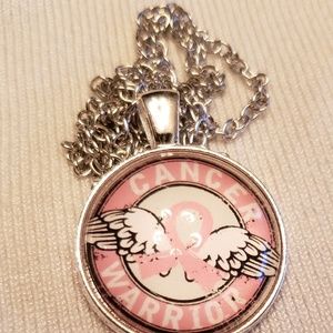 Breast Cancer warrior pendant